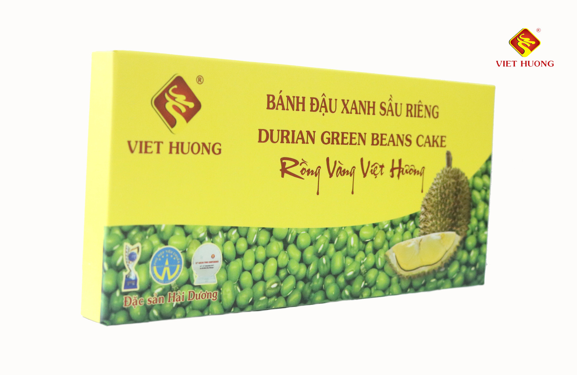 Kết quả hình ảnh cho Bánh đậu xanh sầu riêng viethuong