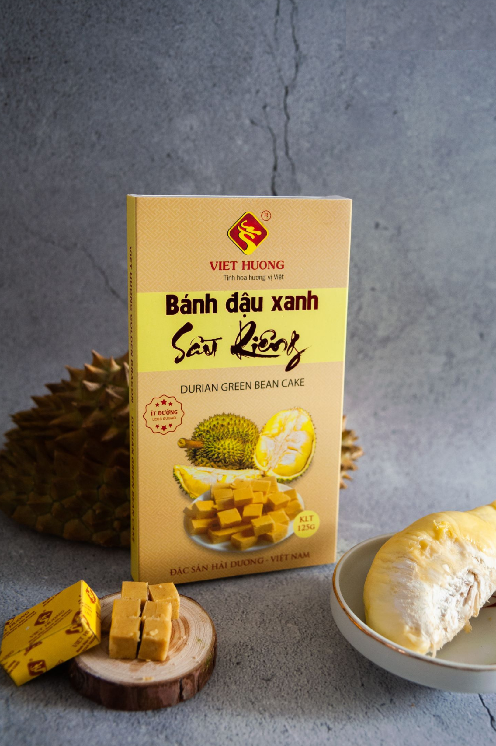 Bánh đậu xanh sầu riêng
