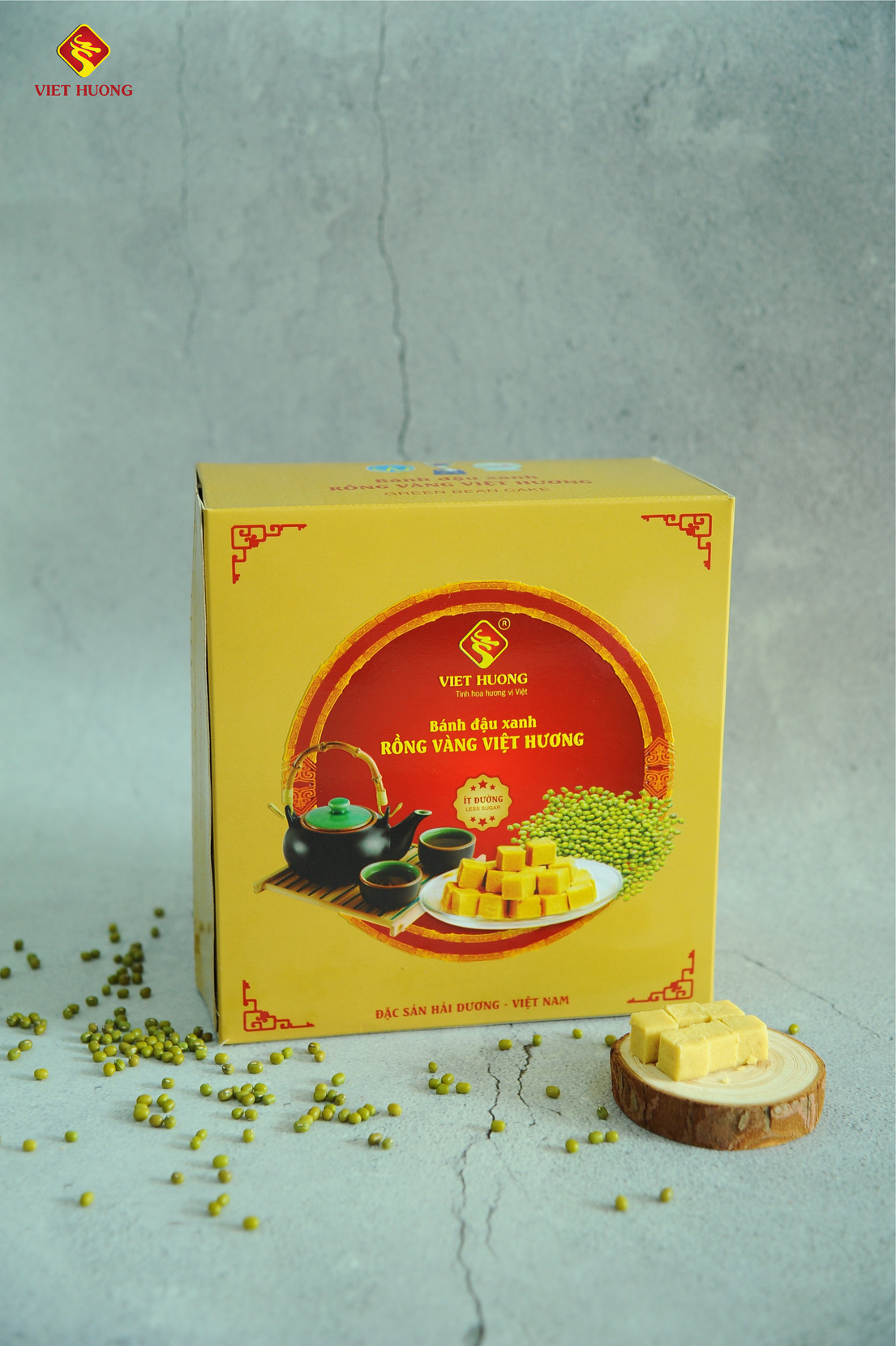 Bánh đậu xanh truyền thống (Hộp 1.500g)